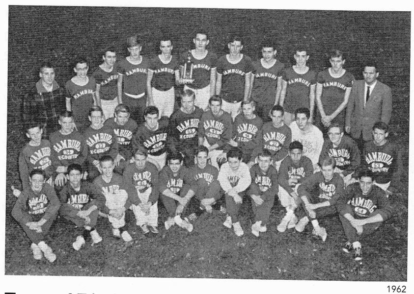 1962, 1963, 1964 Undefeated Cross Country Team 